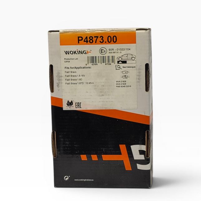 Woking P4873.00 Brake Pad Set