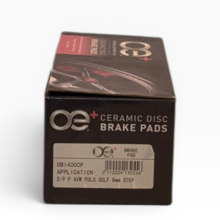 OE+ Ceramic Disc Pads VW Polo/Golf/Audi 9mm Step DB1400CP Brake Pad Set